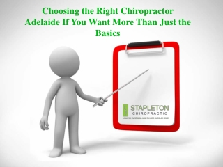 How to Select a Chiropractor Adelaide