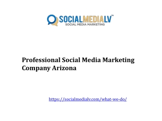 Best Social Media Marketing Company Arizona