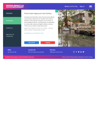 Prevent Water-logging and urban flooding