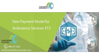 New Payment Model for Ambulance Services: ET3