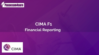 CIMA F1 Dumps Question Answers, 100% Free F1 Questions