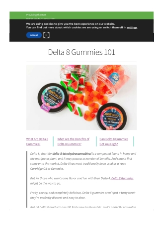 Delta 8 Gummies 101