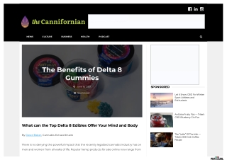 The Benefits of Delta 8 Gummies