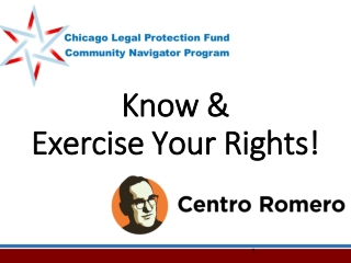 Know & Exercise Your Rights!