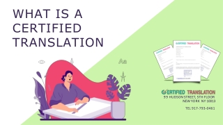 What Is A Certified Translation