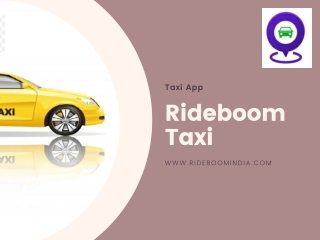 Rideboom Taxi