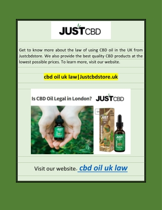 cbd oil uk law|Justcbdstore.uk