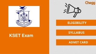 KSET Govt Exam
