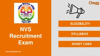NVS Recruitment exam