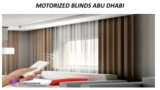 Motorized blinds Abu Dhabi