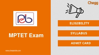 MPTET Exam