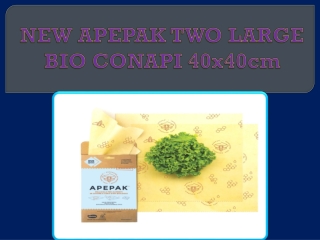 NEW APEPAK TWO LARGE BIO CONAPI 40x40cm