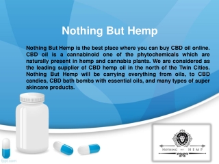 CBD Hemp Oil Effects - Nothingbuthemp