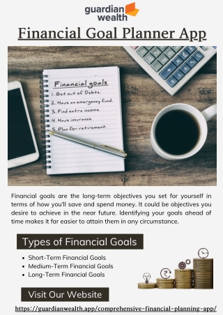 Try The Best Financial Goal Planner App - GuardianWealth