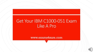 C1000-051 Practice Exam Guide 2021