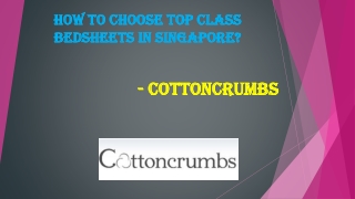 How To Choose Top Class Bedsheets In Singapore