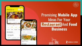 Promising Mobile App Ideas For Your Restaurant And Food Business