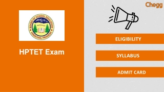 Himachal Pradesh Teacher Eligibility Test (HPTET)