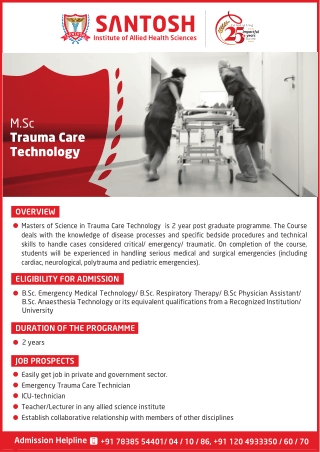 Msc Trauma Care Technology