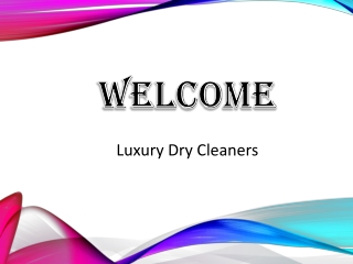 Need Business Dry Cleaning in City Of London