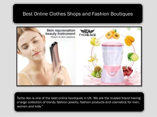 Best Online Clothes Shops and Fashion Boutiques