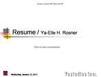 Resume