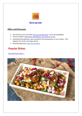 5% Off - Kurry Up Now - Food Truck in Taylors Hill, VIC