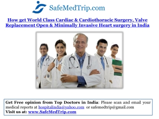 How get World Class Cardiac & Cardiothoracic Surgery, Valve