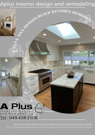 Santa Ana Design Build Transitional Kitchen Remodel