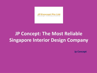 Singapore Interior Design Company