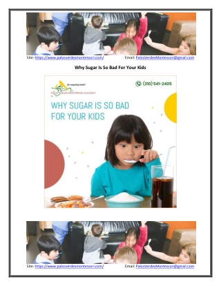 Why Sugar Is So Bad For Your Kids