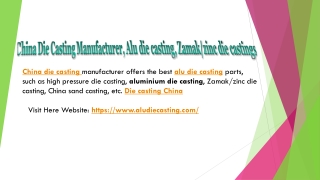 Die casting China