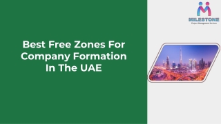 Best Free Zones For Company Formation In The UAE