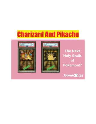 Charizard And Pikachu