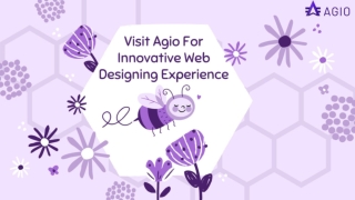 website designing company in India Visit Agio For Innovative Web Designing Experience