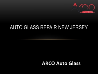 Auto Glass Repair Service in New Jersey