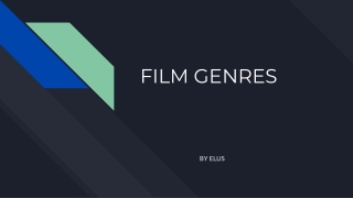 FILM GENRES