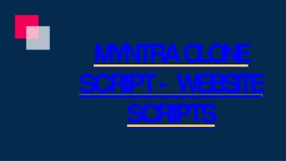 Best Readymae Myntra Clone Script - SCRIPTSTORE.IN