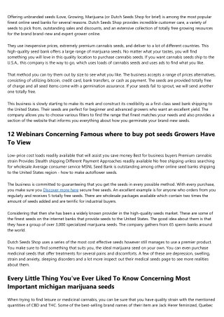 9 Videos About Proven how to grow weed from seeds Growers Ought To View