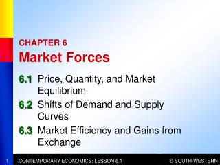 CHAPTER 6 Market Forces