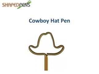Cowboy Hat Pen