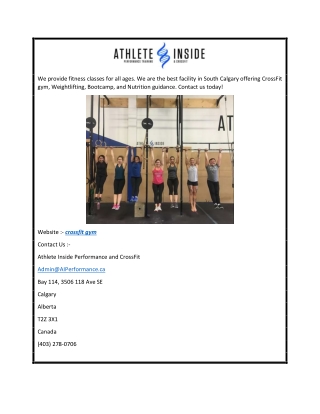 Crossfit Gym  Aiperformance.ca