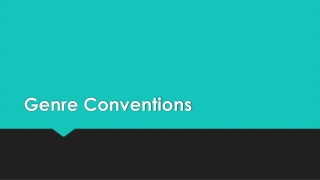 genres convention powerpoint