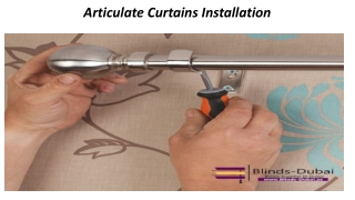 Curtains Installation Fixing In Dubai