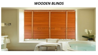 Wooden Blinds in Dubai