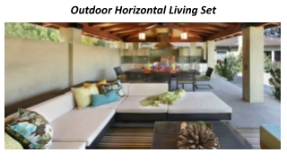 Horizontal Living Set Dubai