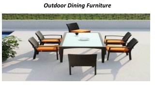 Outdoor Dining Furniture Dubai