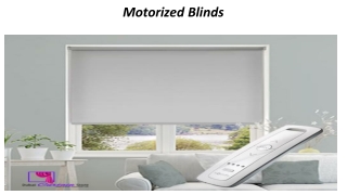 Motorized Blind Dubai