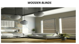 Wooden Blinds Dubai