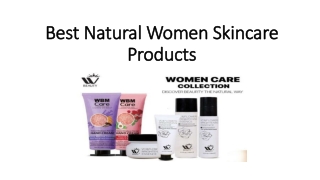 Best Natural Women Skincare Products